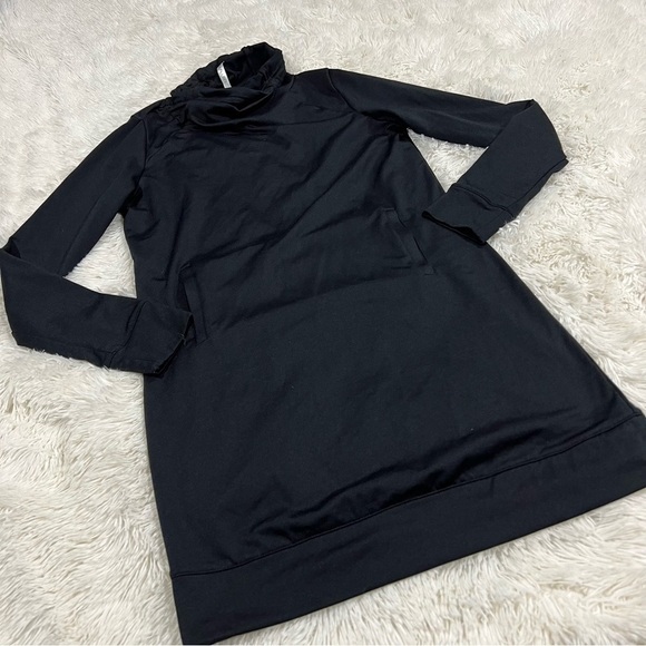 Fabletics Black Long Sleeve Sweatshirt Liora Dress Womans Small - Picture 4 of 11